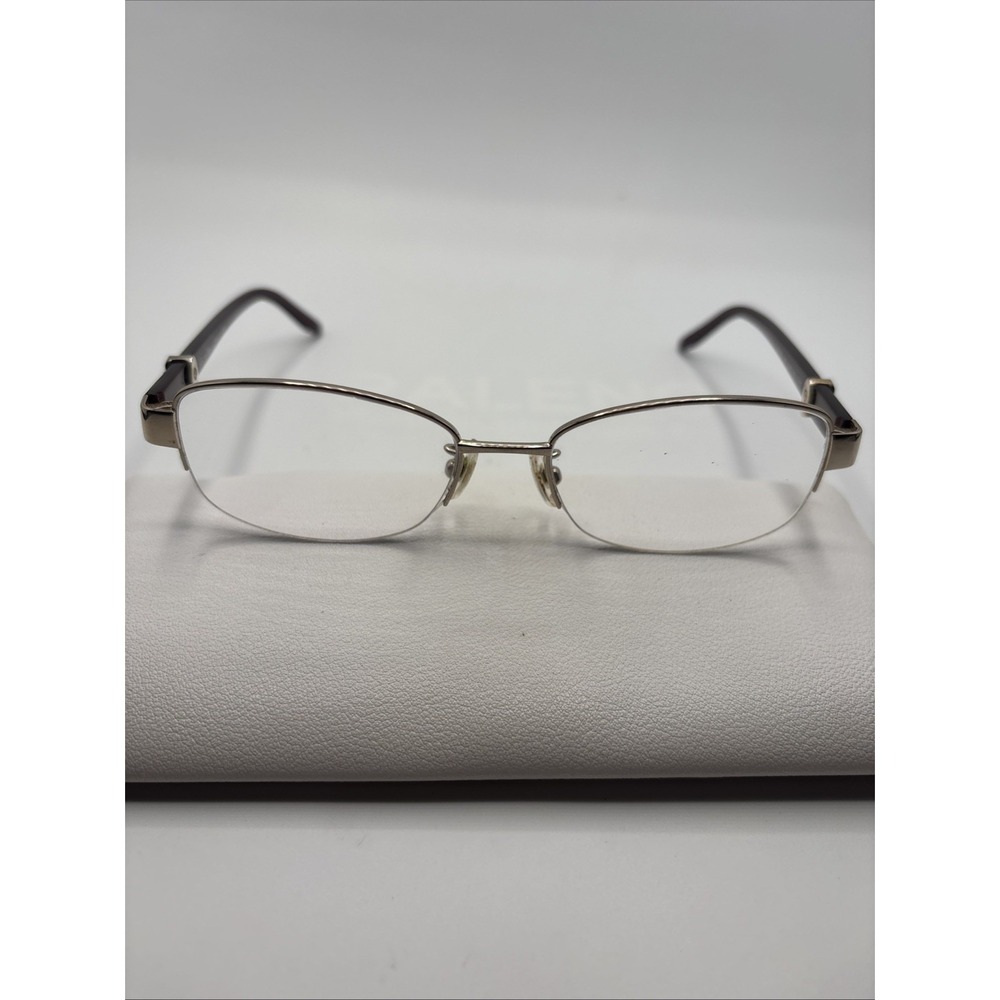 Christian Dior Eyeglasses CD7739J 75C Titan Gold/Bordeaux HalfRim 52-17-140 #277